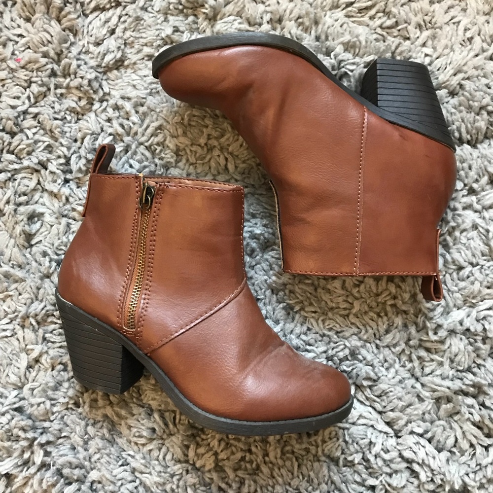 Brown Ankle Booties